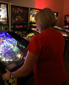 Playing at Pinball Republic London